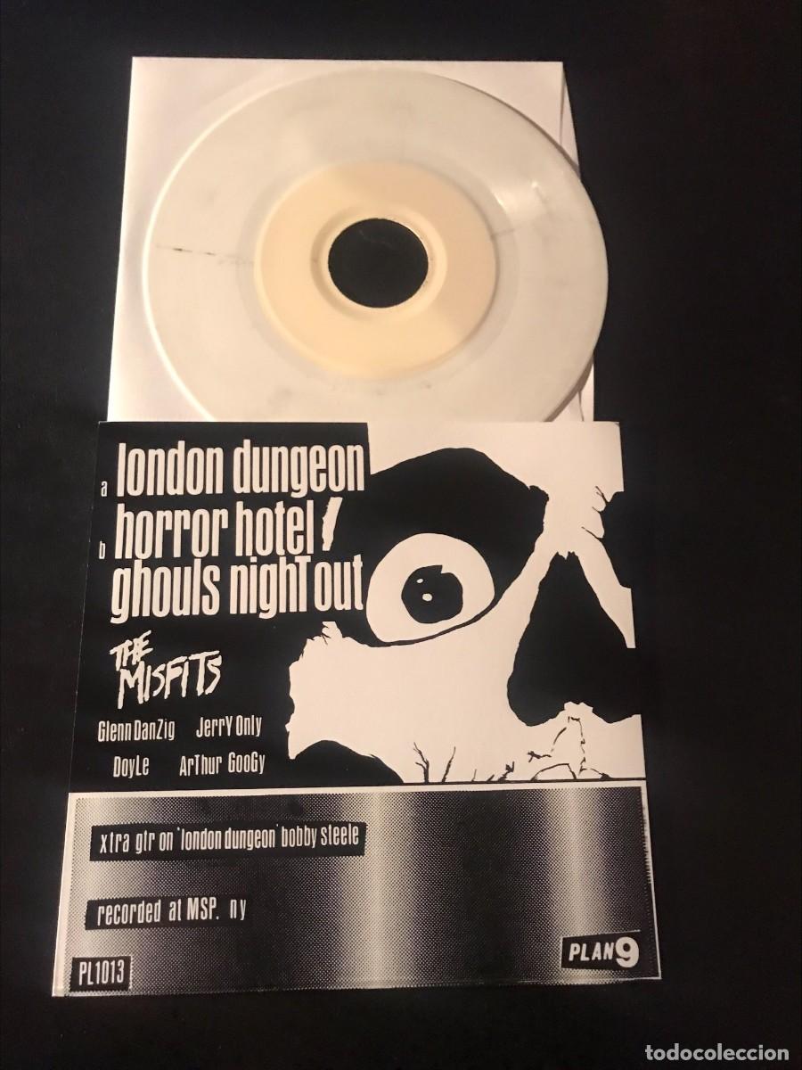 Discos de vinilo: The Misfits 3 Hits From Hell Disco de vinilo blanco EP single 7&rdquo; punk danzig - Foto 2
