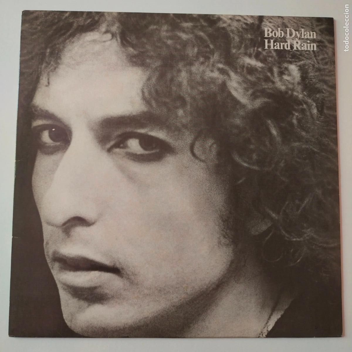 Discos de vinilo: BOB DYLAN- HARD RAIN- LP ESPA&Ntilde;A 1976 + ENCARTE- DISCO COMO NUEVO.