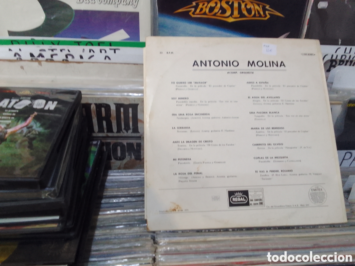 Discos de vinilo: Antonio Molina,soy minero,1971 - Foto 2