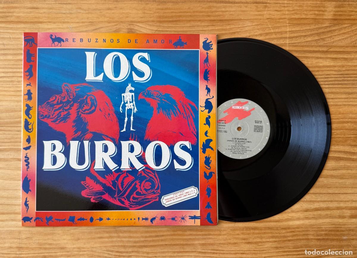Disques de vinyle: Los Burros &lrm;&ndash; Rebuznos De Amor. 2 LP. Spain 1988
