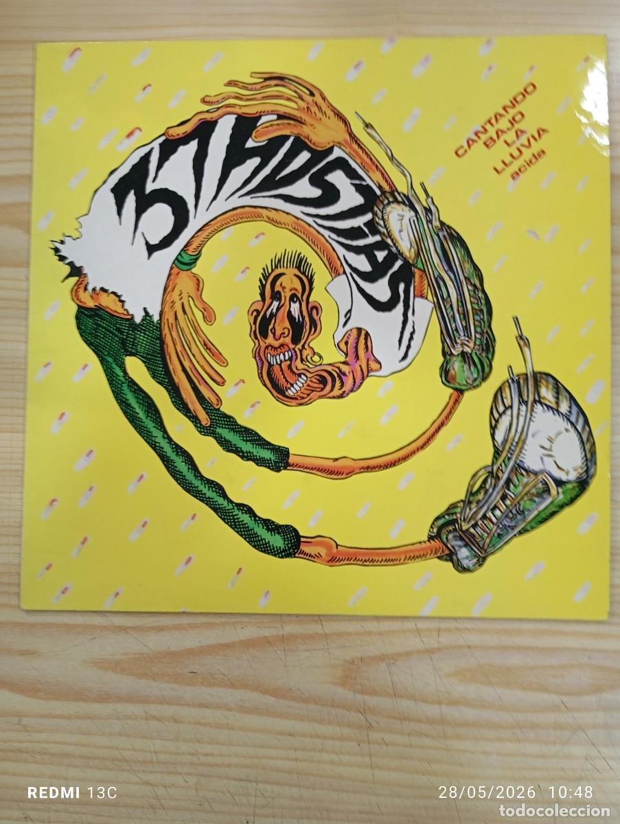 Discos de vinilo: LP - 37 Hostias &lrm;&ndash; Cantando Bajo La Lluvia Acida Sello: Potencial Hardcore &lrm;&ndash; PHC-21