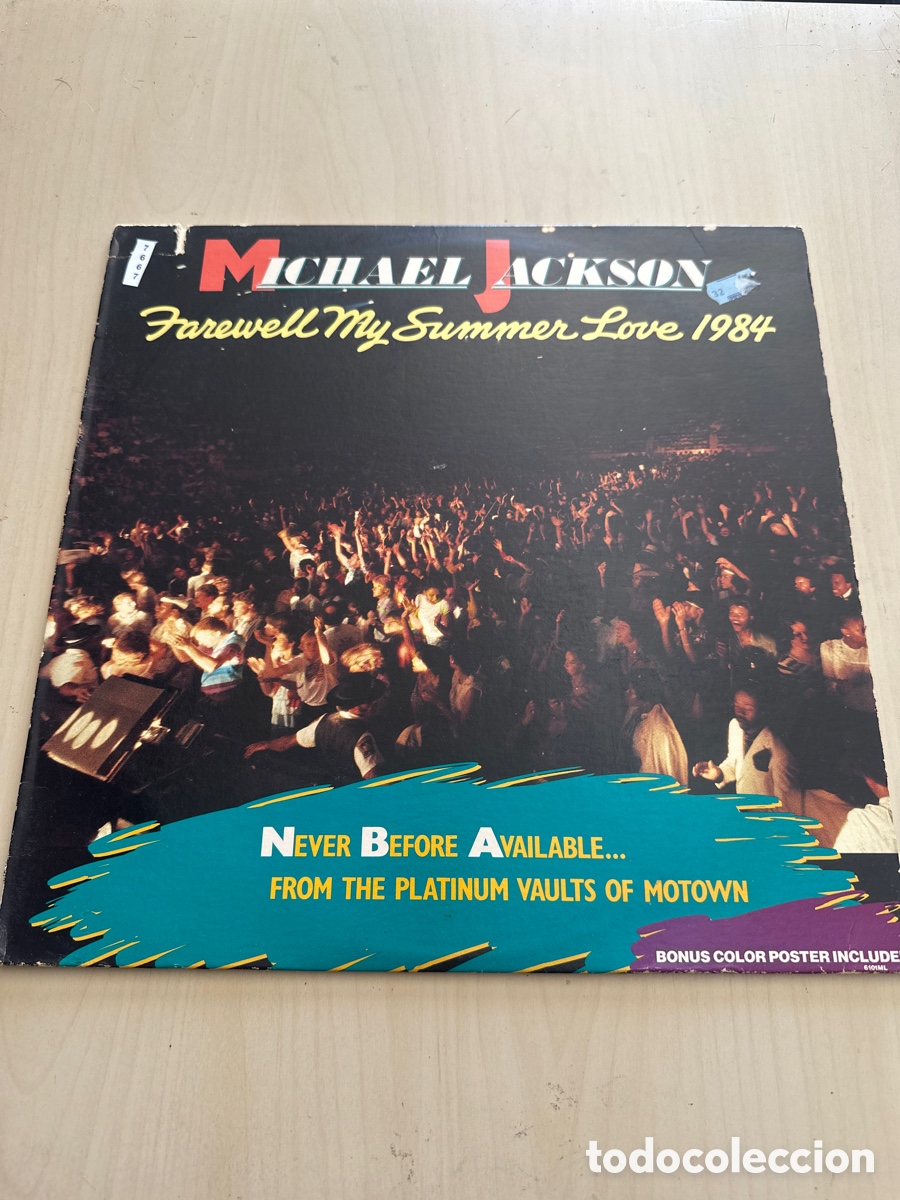 Discos de vinilo: Vin 7667 Michael jackson farewell my summer love 1984 -vinilo segunda mano