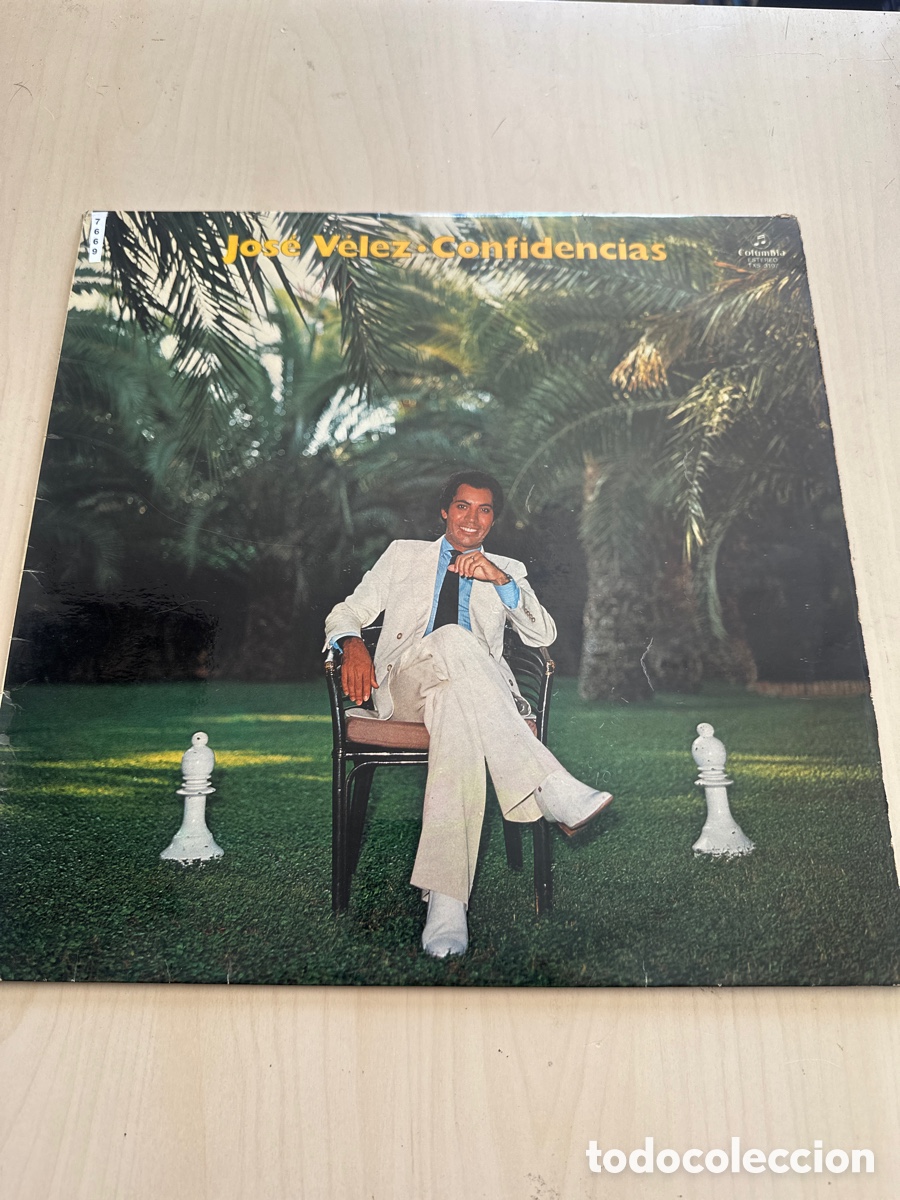 Discos de vinilo: Vin 7669 Jose V&eacute;lez confidencias -vinilo segunda mano