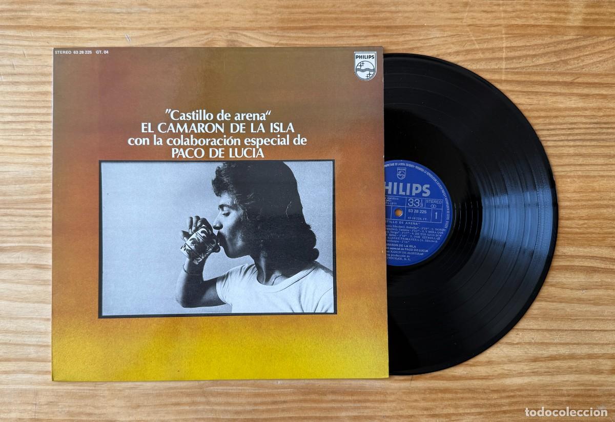 Discos de vinil: El Camar&oacute;n De La Isla Con La Colaboraci&oacute;n Especial De Paco De Lucia &lrm;&ndash; Castillo De Arena. Spain 1977