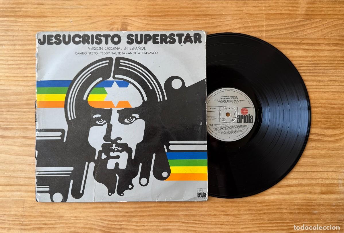 Disques de vinyle: Camilo Sesto, Teddy Bautista, Angela Carrasco &lrm;&ndash; Jesucristo Superstar (Versi&oacute;n Original En Espa&ntilde;ol).