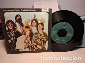 Discos de vinilo: SG THE ROLLING STONES : JUMPIN&acute;JACK FLASH (EDICION ESPA&Ntilde;A, 1968)