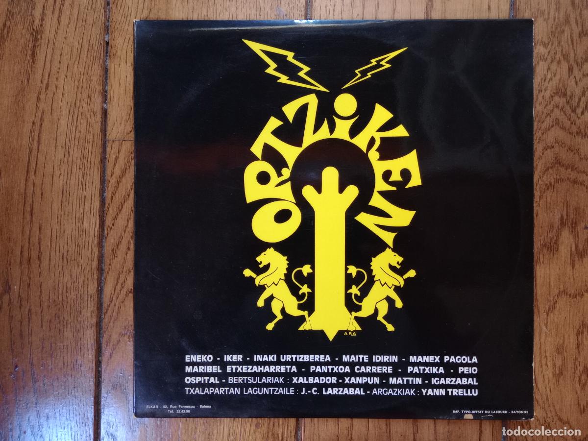 Discos de vinilo: Ortziken - Xalbador+ Mattin + Xanpun + Peio Ospital + Pantxoa Carrere + Patxika + Manex Pagola +...