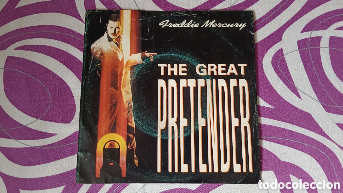 Discos de vinilo: Freddie Mercury &ndash; The Great Pretender 7&rdquo; Single Portugal
