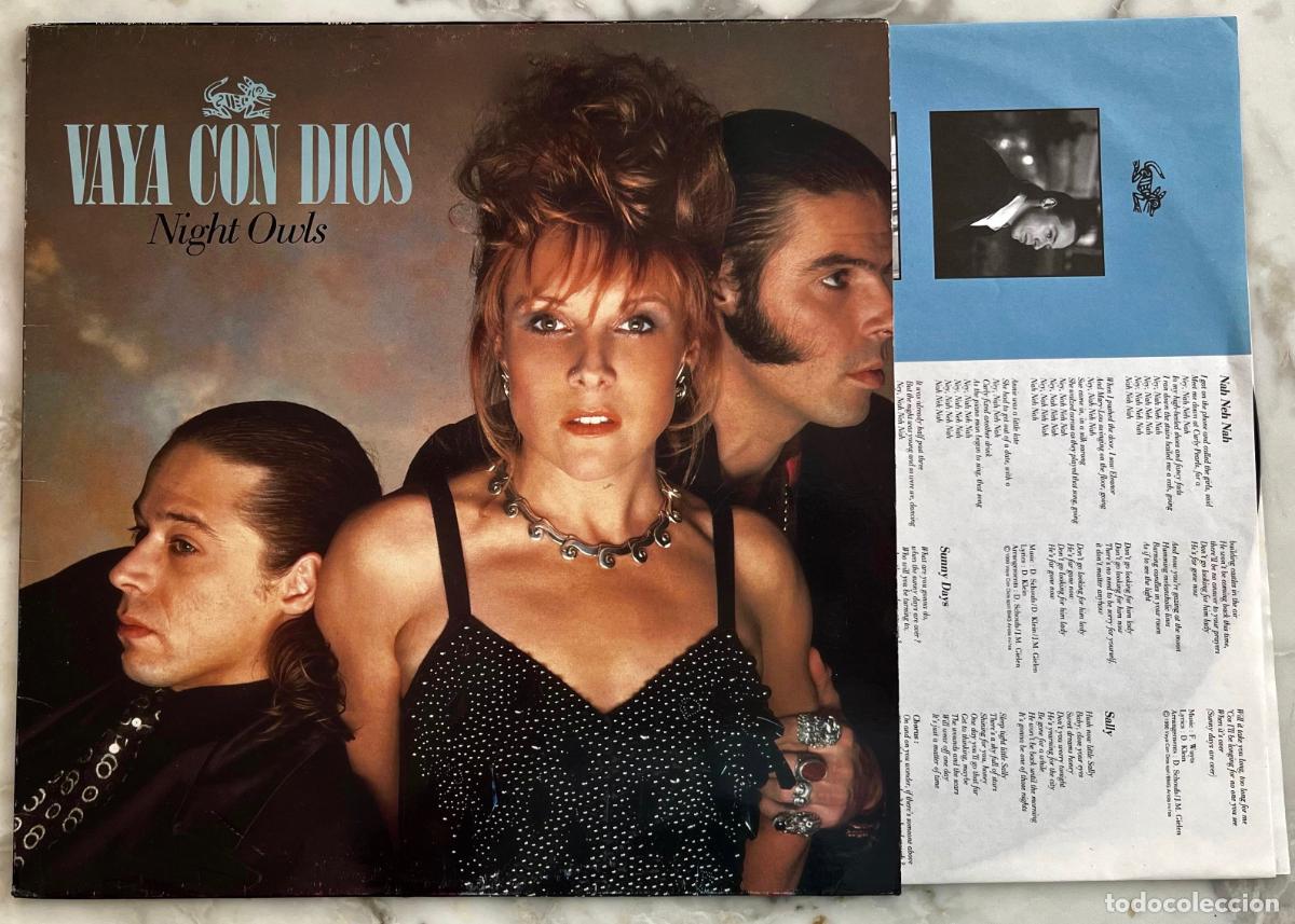 Discos de vinilo: VAYA CON DIOS. NIGHT OWLS.. LP ORIGINAL ESPA&Ntilde;A 1990 CON FUNDA INTERIOR LETRAS