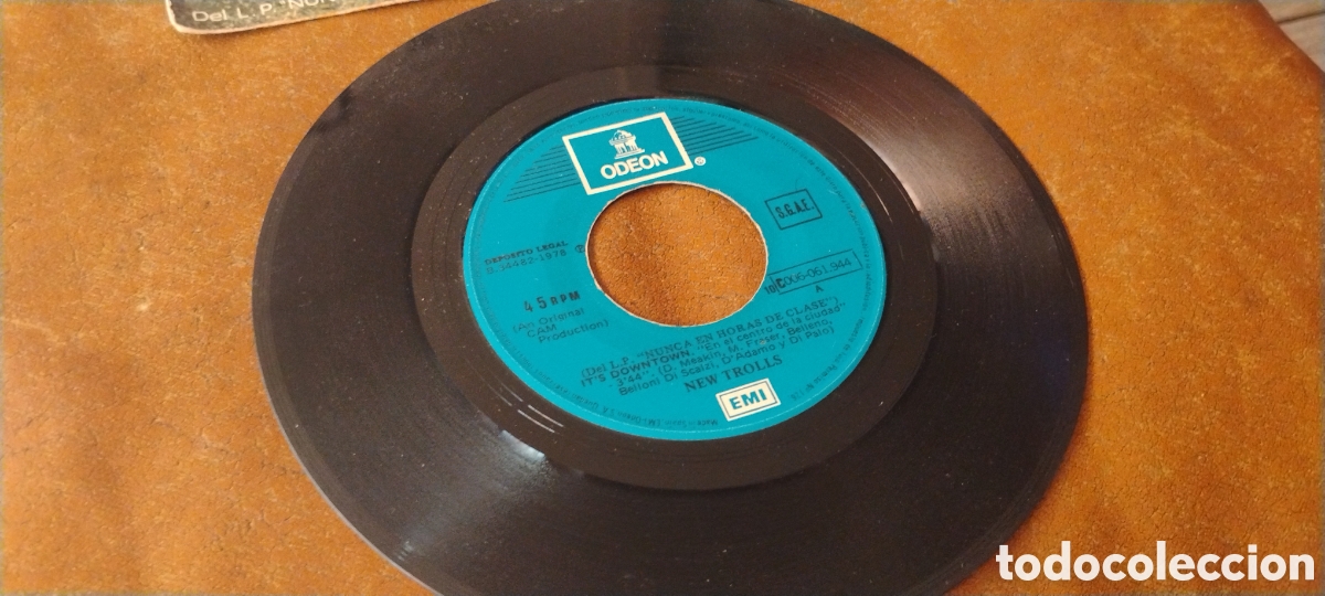 Discos de vinilo: NEW TROLLS-ITS DOWNTOWN-SINGLE-ODEON/SPAIN-KSA - Foto 4