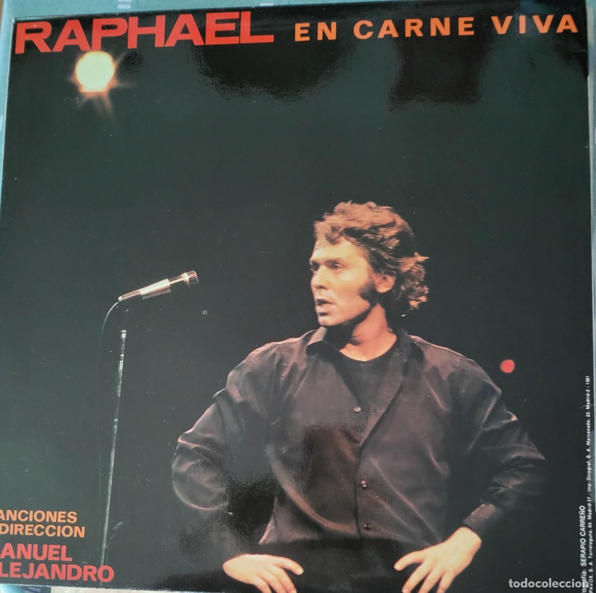Discos de vinilo: Raphael Lp sello Hispavox editado en Espa&ntilde;a a&ntilde;o 1981... - Foto 3