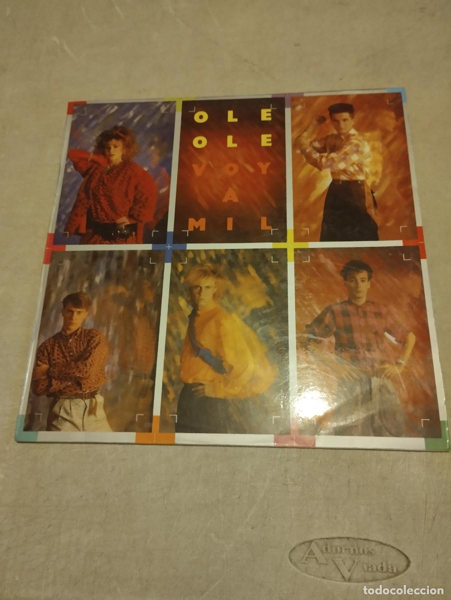 Discos de vinilo: OLE OLE LP VOY A MIL ENCARTE LETRAS
