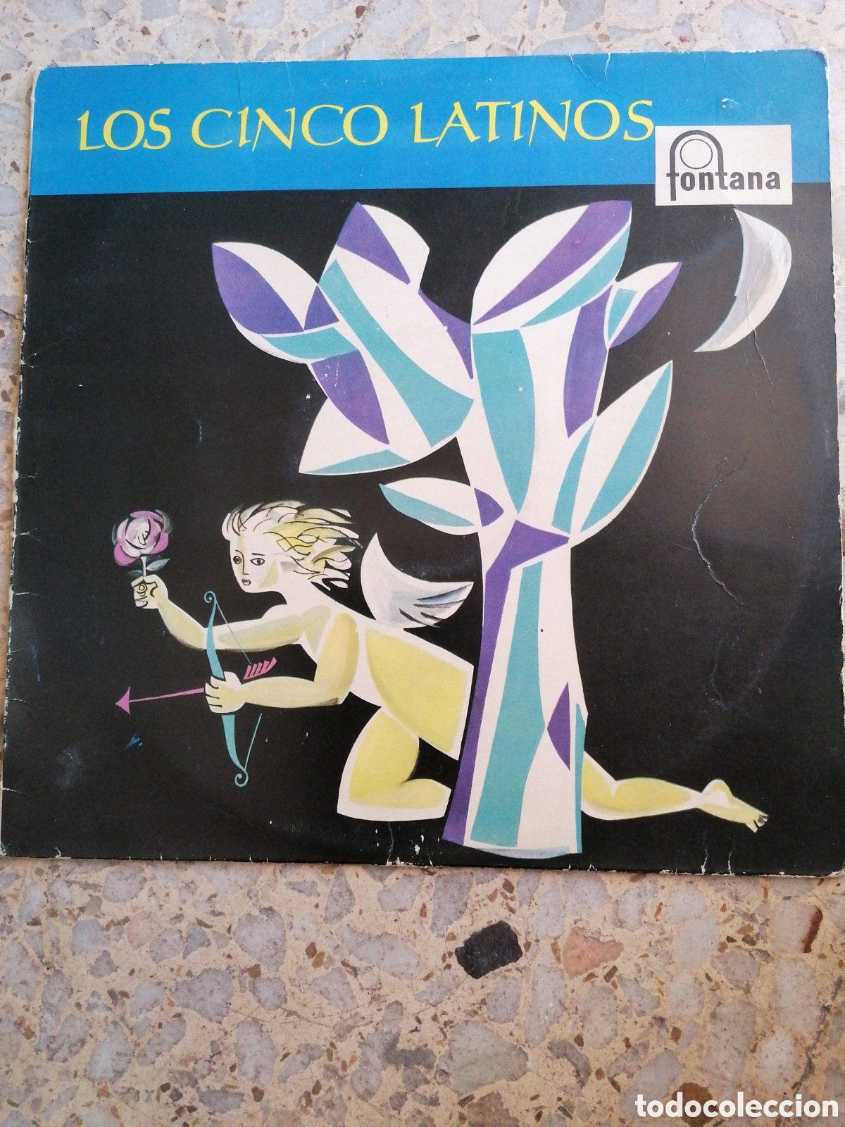 Vinyl records: LP LOS CINCO LATINO FONTANA 1958