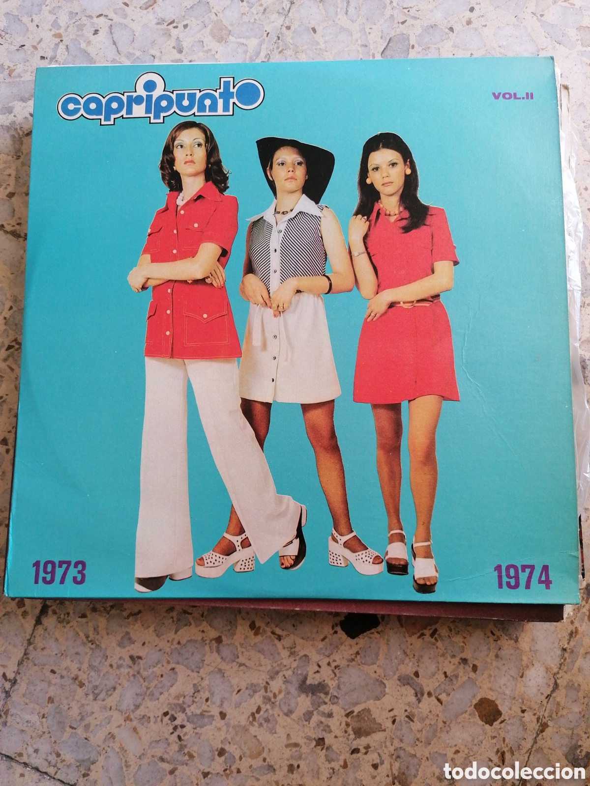Discos de vinilo: LP CAPRIPUNTO 1973 1974 SONOLUX COLOMBIA VALLENATOS