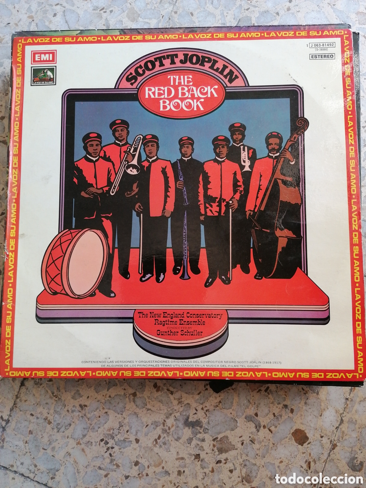Discos de vinilo: LP SCOTT JOPLIN THE RED BACK BOOK 1974