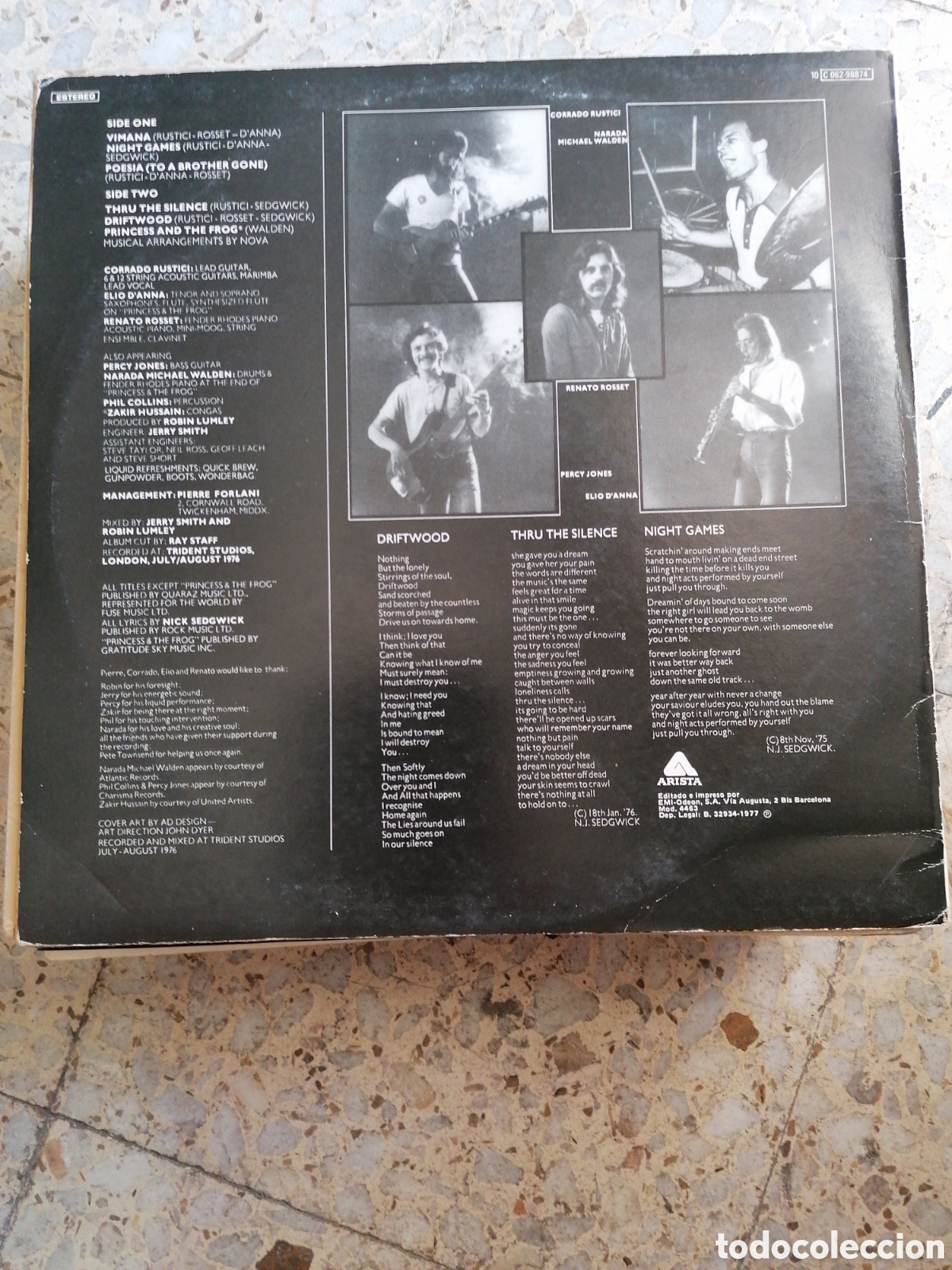 Discos de vinilo: LP NOVA VIMANA 1977 ESPA&Ntilde;A - Foto 2