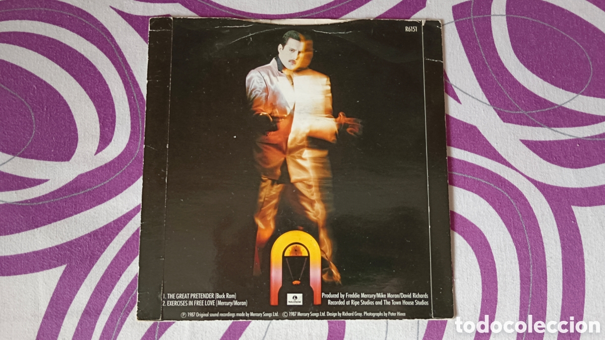 Discos de vinilo: Freddie Mercury &ndash; The Great Pretender 7&rdquo; Single - Foto 5