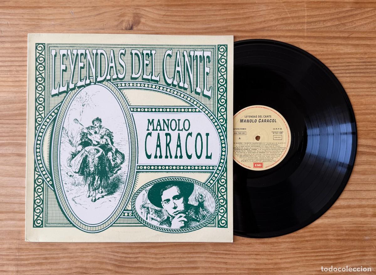 Discos de vinilo: Manolo Caracol &lrm;&ndash; Leyendas Del Cante. Spain 1992