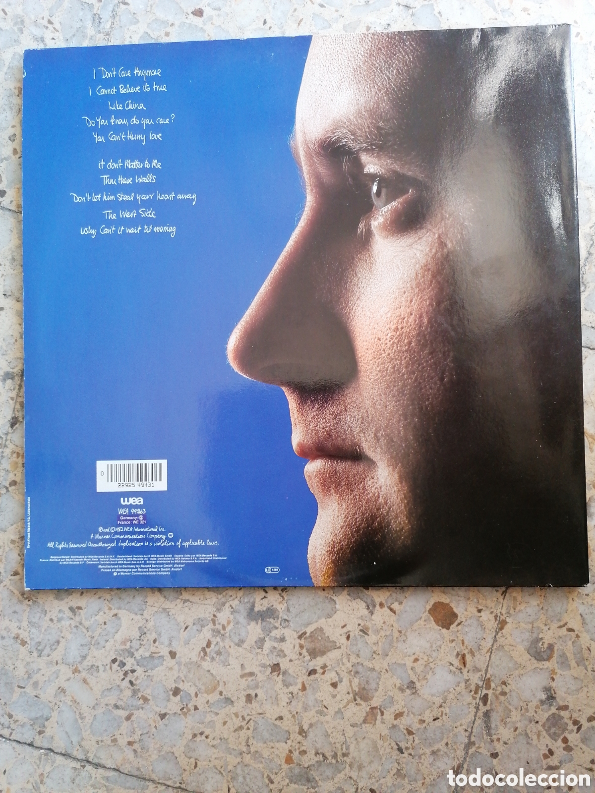 Discos de vinilo: LP PHIL COLLINS HELLO I MUST BE GOING 1982 - Foto 2