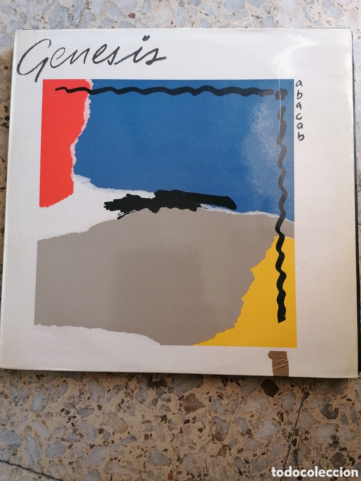 Discos de vinilo: LP GENESIS ABACAB 1981 ESPA&Ntilde;A INSERT - Foto 1