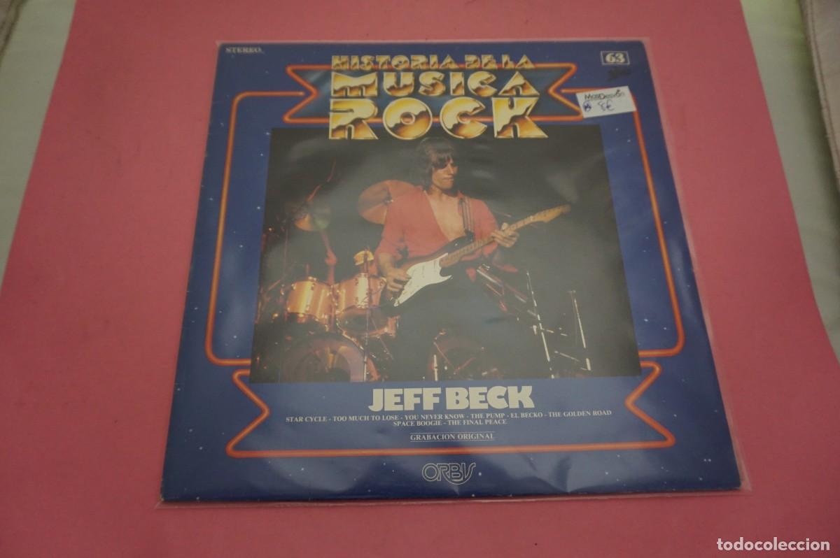 Discos de vinilo: LP - HISTORIA DE LA MUSICA ROCK N&ordm; 63 - JEFF BECK - EL DISCO ESTA COMO NUEVO