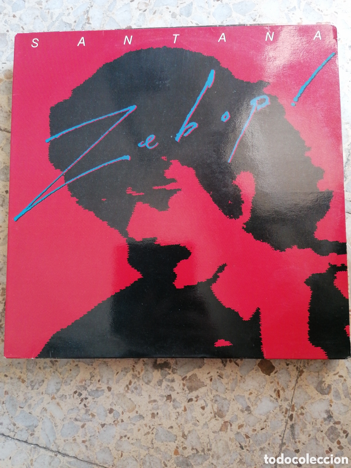 Discos de vinilo: LP SANTANA ZEBOP 1981 ESPA&Ntilde;A INSERT