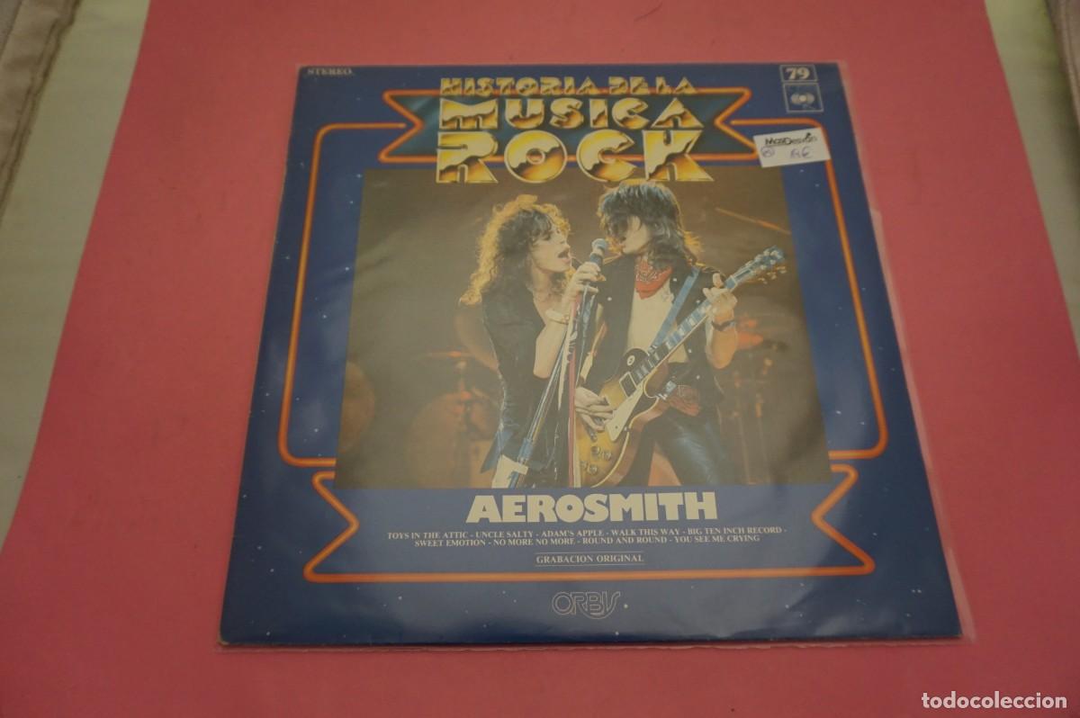 Discos de vinilo: LP - HISTORIA DE LA MUSICA ROCK N&ordm; 79 - AEROSMITH - EL DISCO ESTA COMO NUEVO