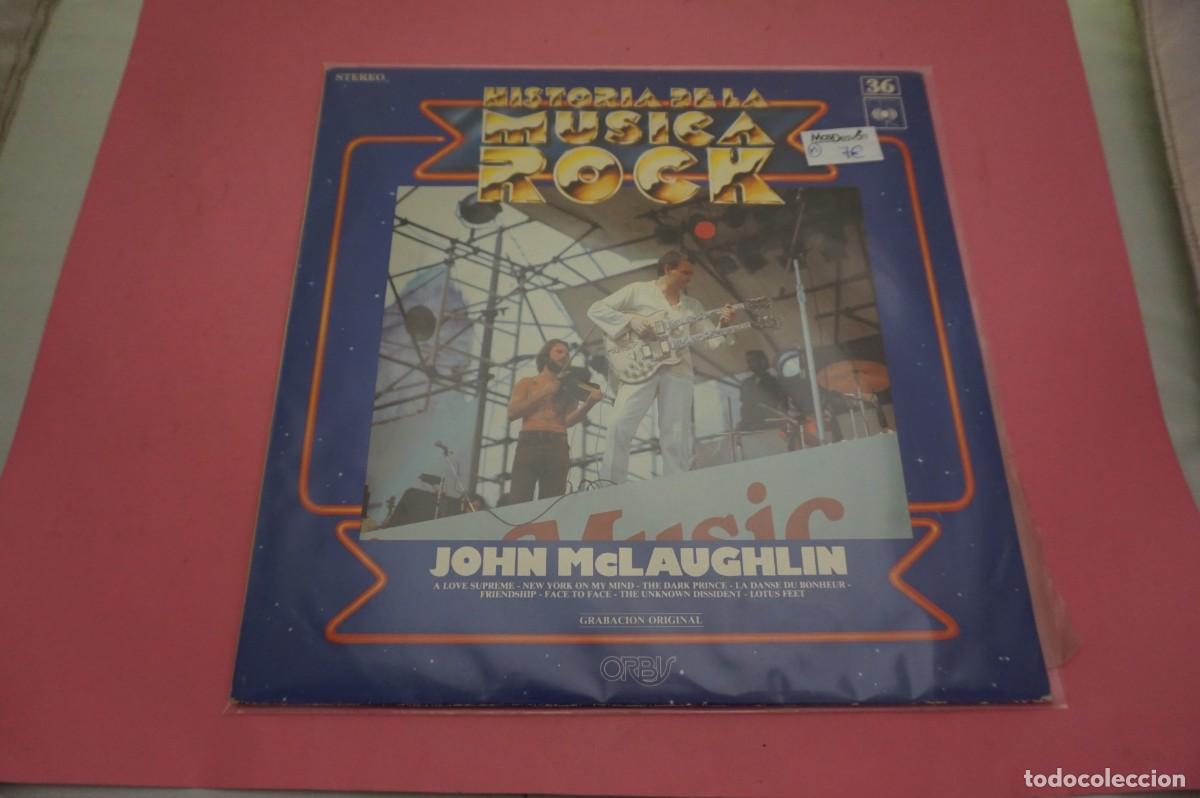 Discos de vinilo: LP - HISTORIA DE LA MUSICA ROCK N&ordm; 36 - JOHN MCLAUGHLIN - EL DISCO ESTA COMO NUEVO