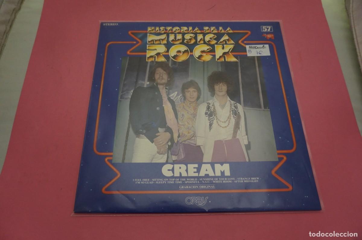 Discos de vinilo: LP - HISTORIA DE LA MUSICA ROCK N&ordm; 57 - CREAM - EL DISCO ESTA COMO NUEVO