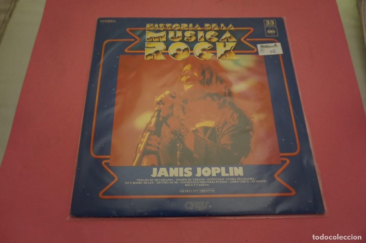 Discos de vinilo: LP - HISTORIA DE LA MUSICA ROCK N&ordm; 33 - JANIS JOPLIN - EL DISCO ESTA COMO NUEVO