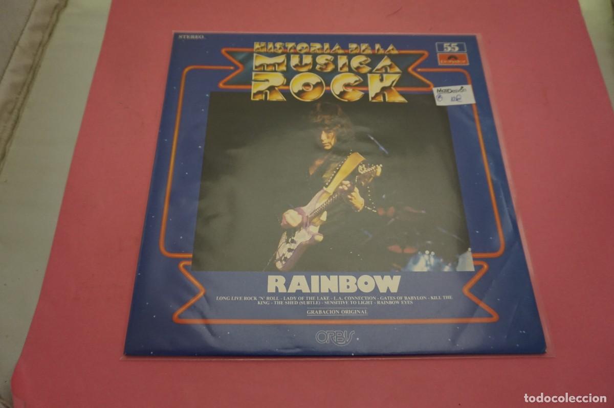 Discos de vinilo: LP - HISTORIA DE LA MUSICA ROCK N&ordm; 55 - RAINBOW - EL DISCO ESTA COMO NUEVO