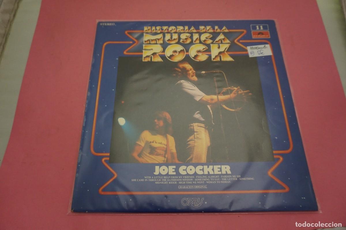 Discos de vinilo: LP - HISTORIA DE LA MUSICA ROCK N&ordm; 11 - JOE COCKER. - DISCO EN EXCELENTE ESTADO