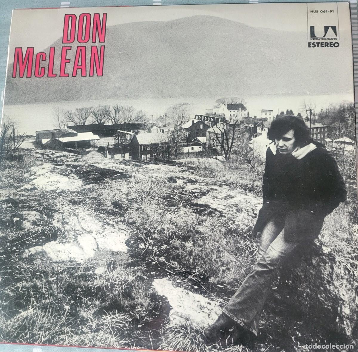 Vinyl records: Don McLean Lp sello United Artists editado en Espa&ntilde;a a&ntilde;o 1972...