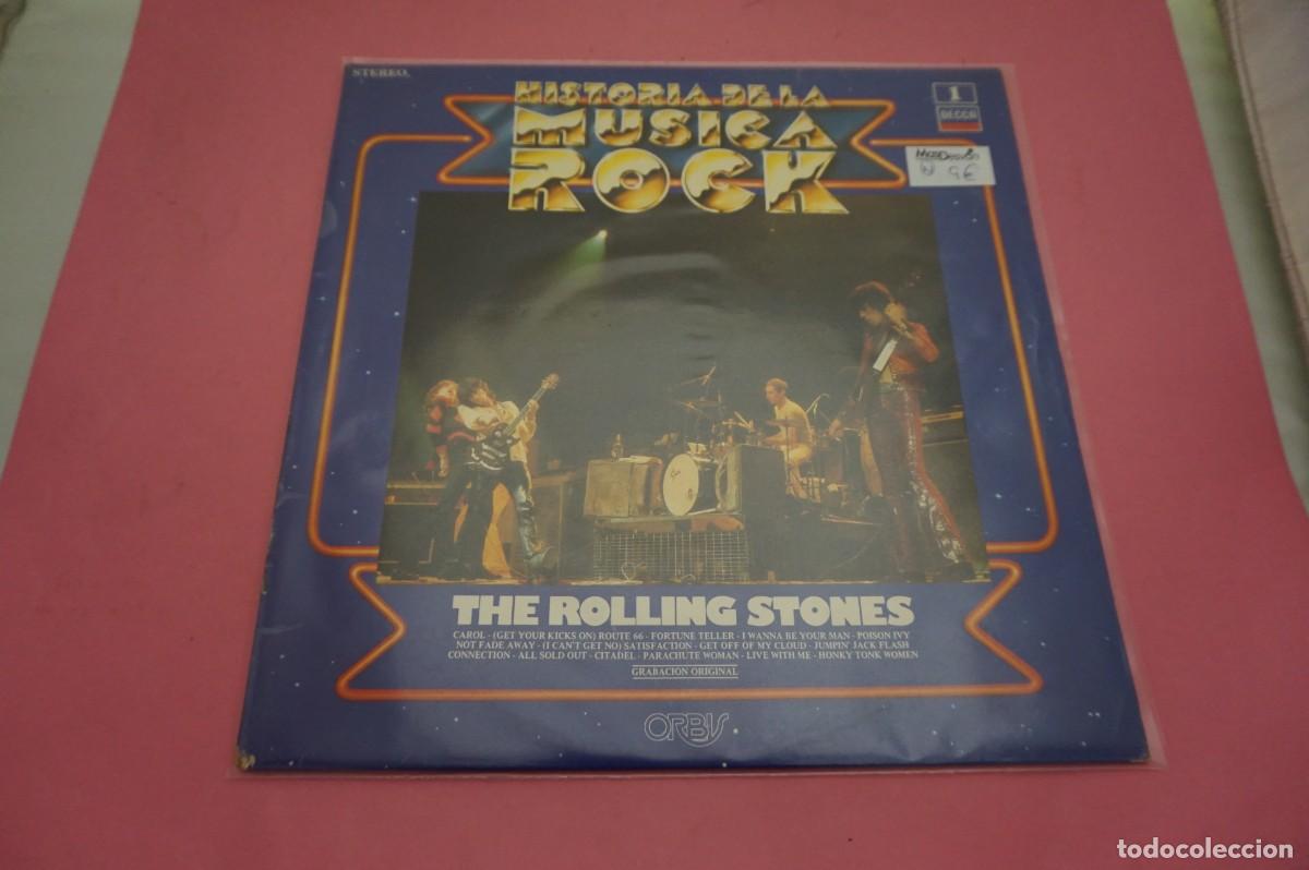 Discos de vinilo: LP - HISTORIA DE LA MUSICA ROCK N&ordm; 1 - THE ROLLING STONES - DISCO EN EXCELENTE ESTADO
