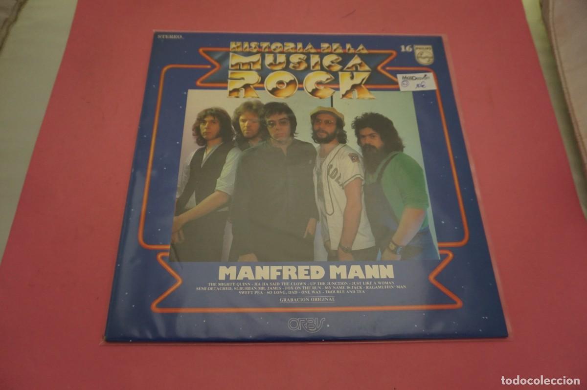 Discos de vinilo: LP - HISTORIA DE LA MUSICA ROCK N&ordm; 16 - MANFRED MANN - DISCO EN EXCELENTE ESTADO