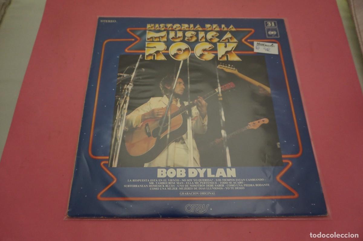 Discos de vinilo: LP - HISTORIA DE LA MUSICA ROCK N&ordm; 31 - BOB DYLAN - DISCO EN EXCELENTE ESTADO