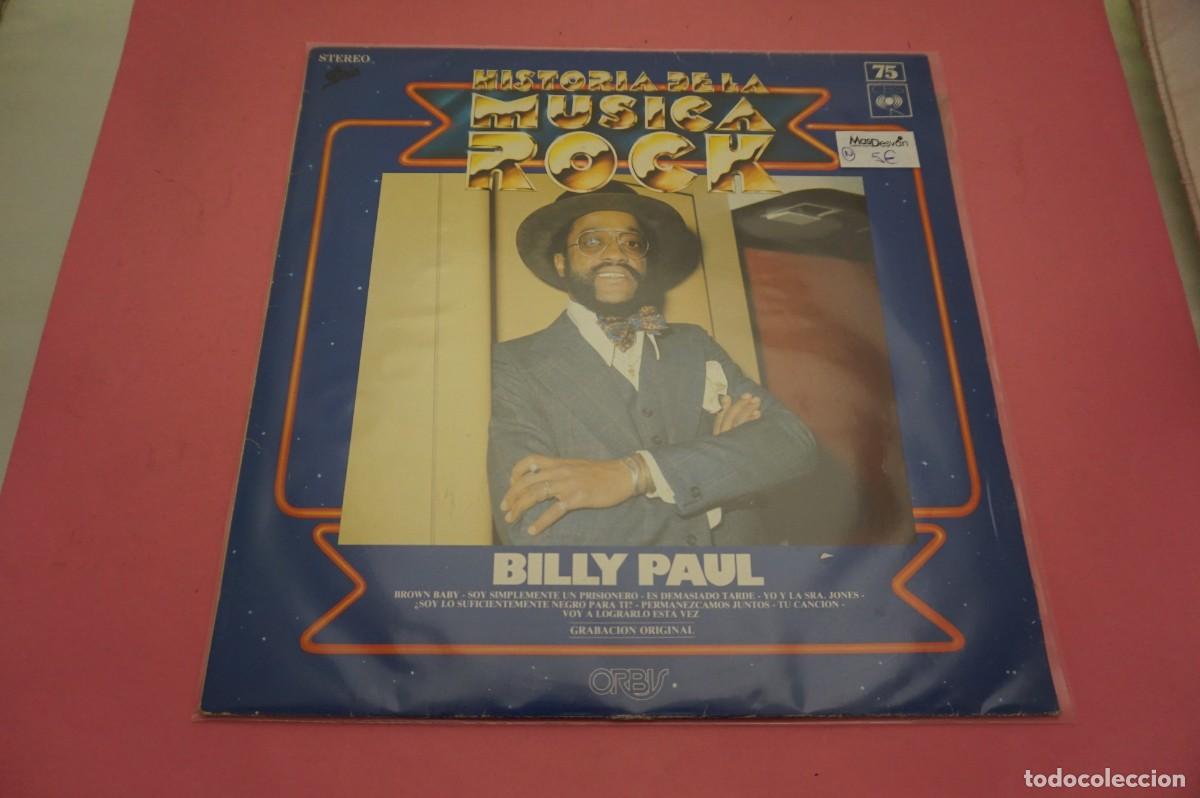 Discos de vinilo: LP - HISTORIA DE LA MUSICA ROCK N&ordm; 75 - BILLY PAUL - DISCO EN EXCELENTE ESTADO