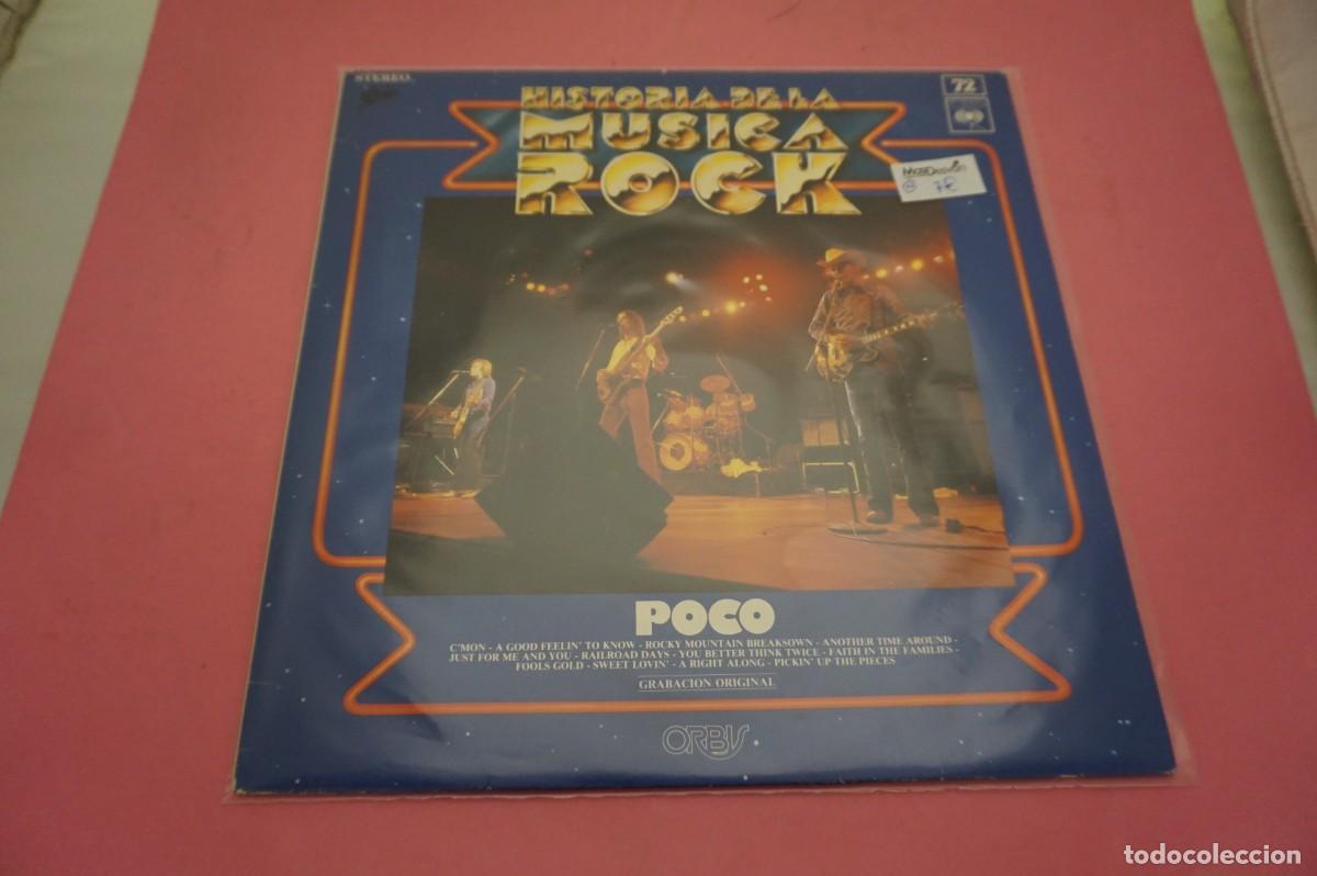 Discos de vinilo: LP - HISTORIA DE LA MUSICA ROCK N&ordm; 72 - POCO- DISCO EN EXCELENTE ESTADO
