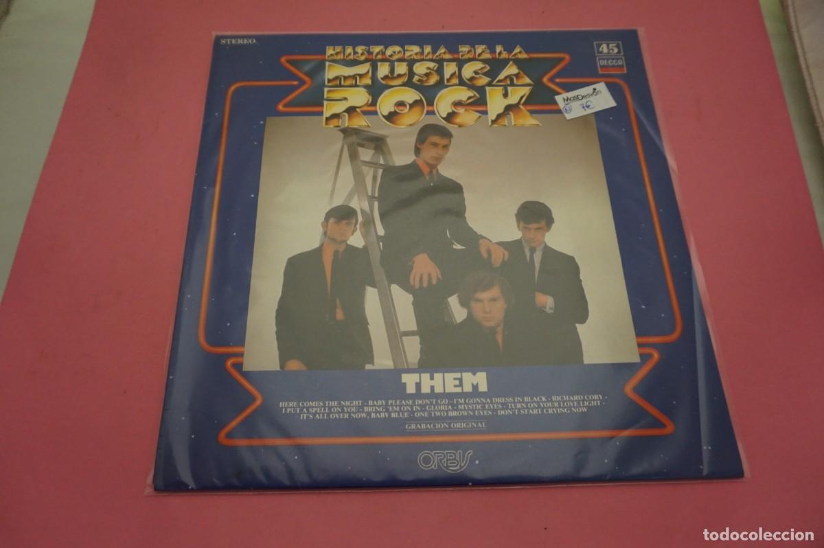 Discos de vinilo: LP - HISTORIA DE LA MUSICA ROCK N&ordm; 45 - THEM- DISCO EN EXCELENTE ESTADO