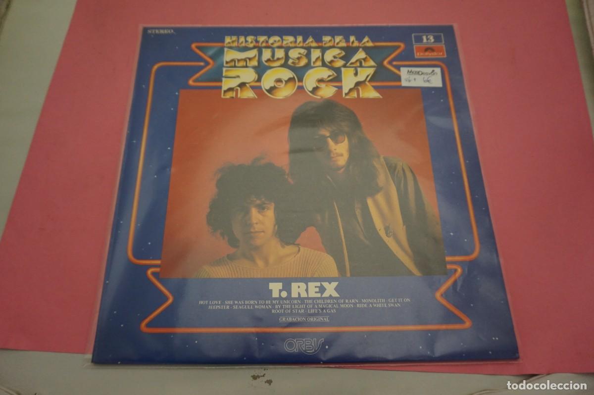 Discos de vinilo: LP - HISTORIA DE LA MUSICA ROCK N&ordm; 13 - T. REX - DISCO EN BUEN ESTADO