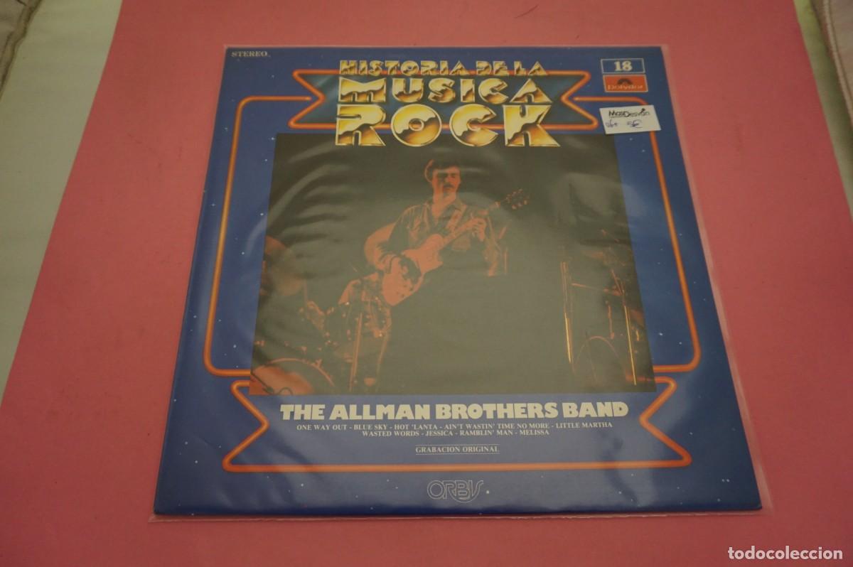 Discos de vinilo: LP - HISTORIA DE LA MUSICA ROCK N&ordm; 18 - THE ALLMAN BROTHERS BAND - DISCO EN BUEN ESTADO