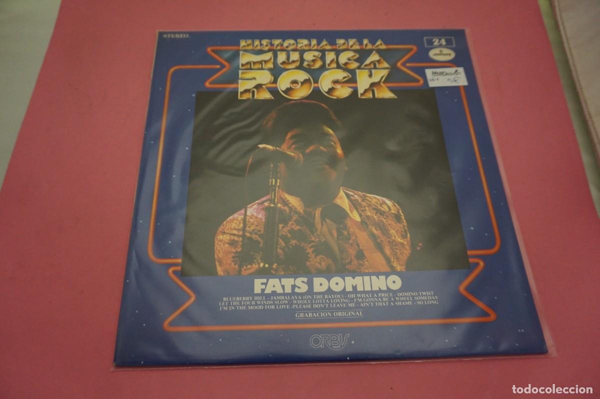 Discos de vinilo: LP - HISTORIA DE LA MUSICA ROCK N&ordm; 24 - FAST DOMINO - DISCO EN BUEN ESTADO