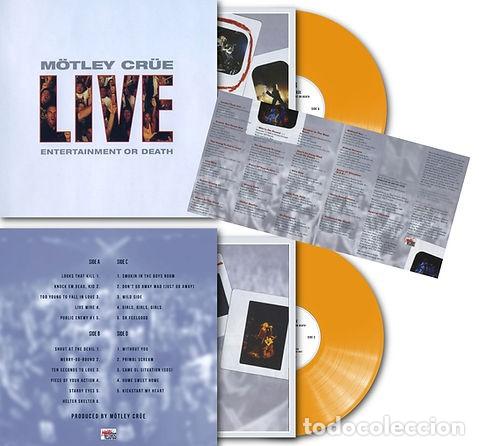 Discos de vinilo: VINILO DE MOTLEY CRUE - LIVE INTERTANIMENT OR DEATH - LEER DESCRIPCI&Oacute;N Y CONDICIONES DE VENTA