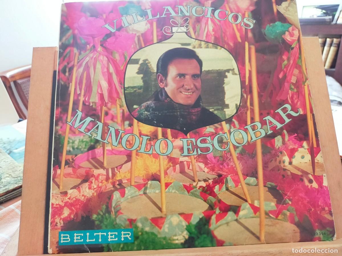 Discos de vinilo: MANOLO ESCOBAR. VILLANCICOS. BELTER. 14 TEMAS. 1969.