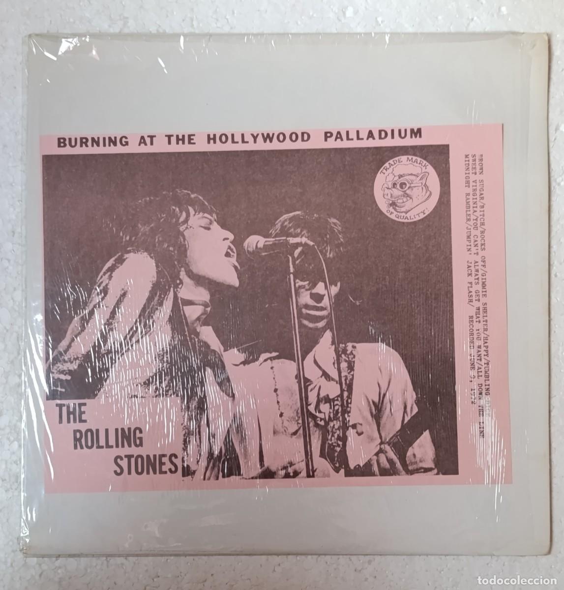 Discos de vinilo: The Rolling Stones.Burning at the Hollywood Palladium