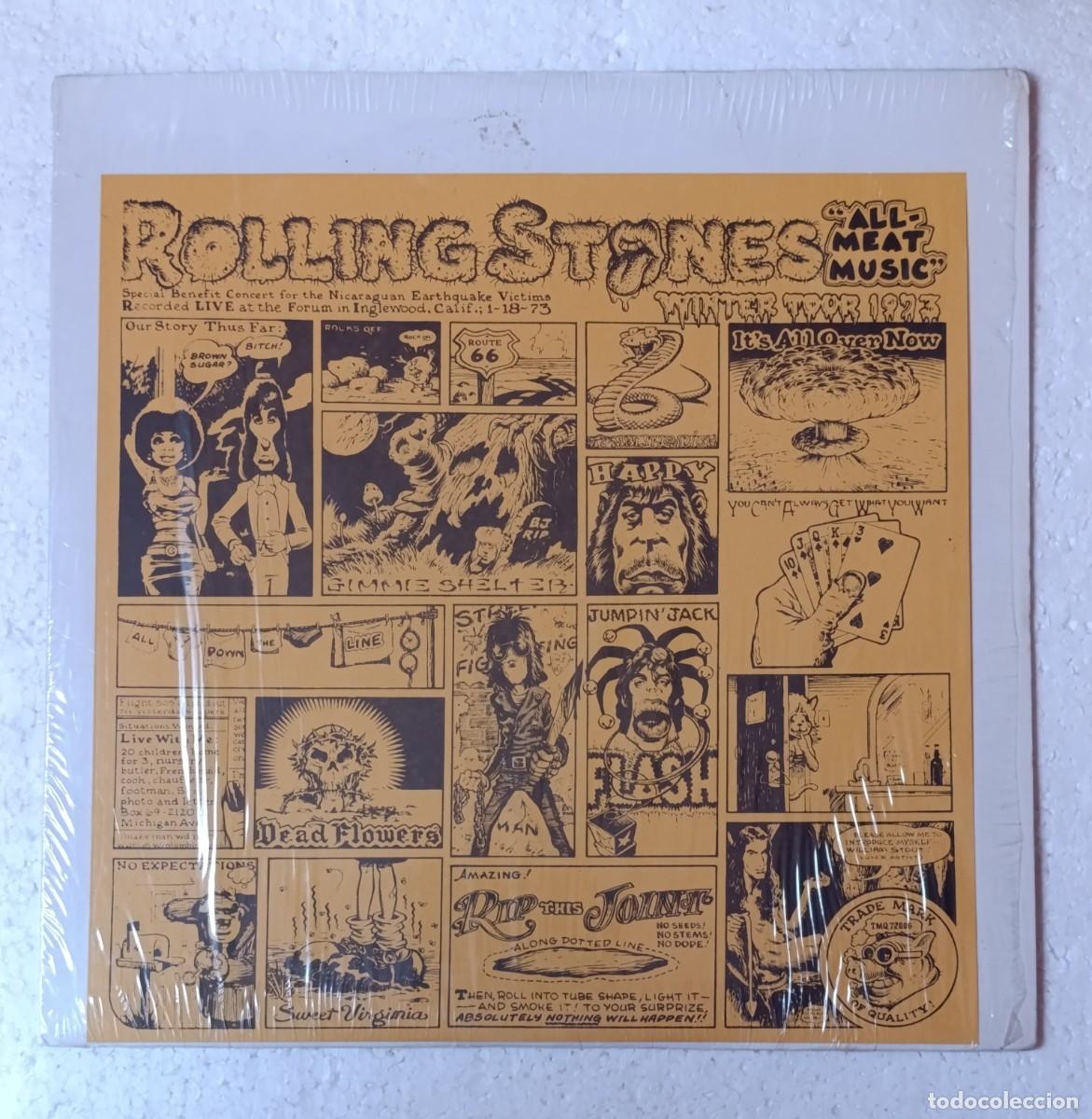 Discos de vinilo: The Rolling Stones. Meet Music Winter tour 1973