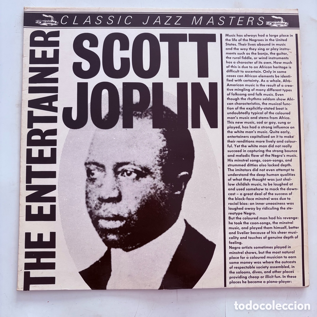 Discos de vinilo: lp Scott Joplin &ndash; Scott Joplin The Entertainer edicion alemana de 1983