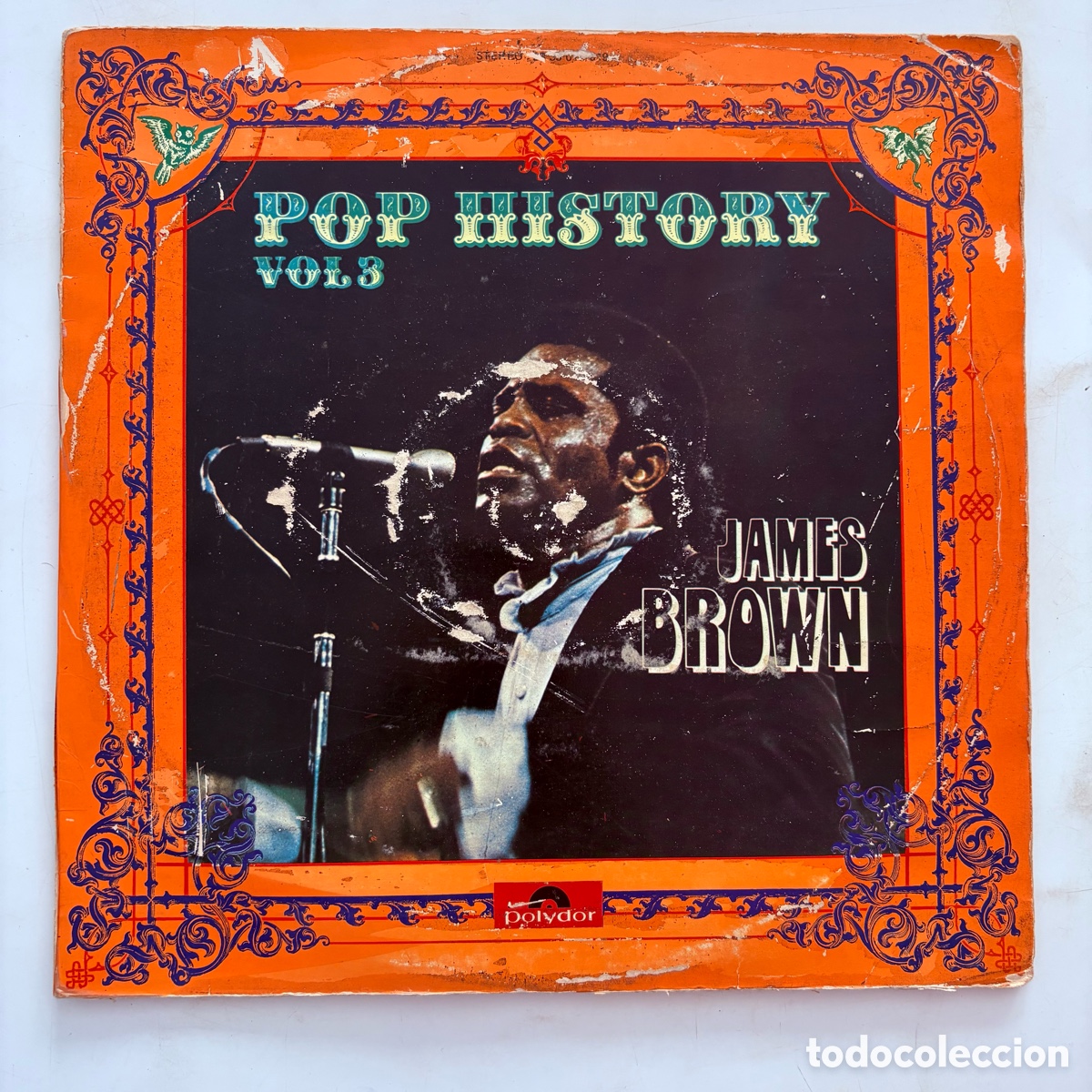 Discos de vinilo: lp James Brown &ndash; Pop History Vol.3 edicion espa&ntilde;ola de 1971