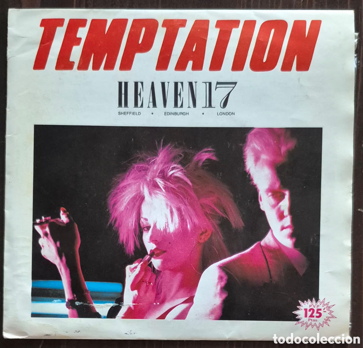 Discos de vinilo: SINGLE - HEAVEN 17 - TEMPTATION - 1982 ESPA&Ntilde;A (PROMO)