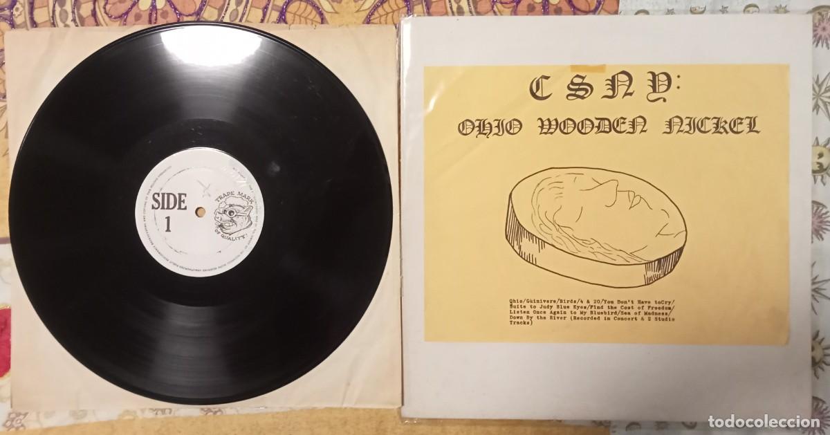 Discos de vinilo: Crosby, Stills, Nash & Young - Ohio Wooden Nickel, live '69 from Tmoq Usa Company very very rare!!